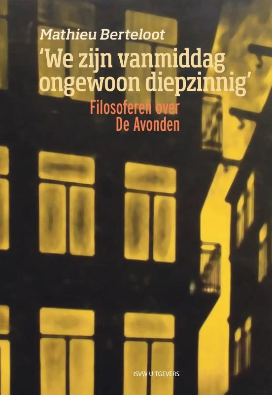`We zijn vanmiddag ongewoon diepzinnig – Mathieu Berteloot – boek cover